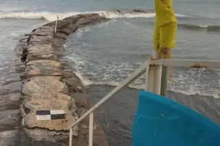 ¿Representa peligro la marejada de fondo en Boca del Río? Esto advierte Protección Civil