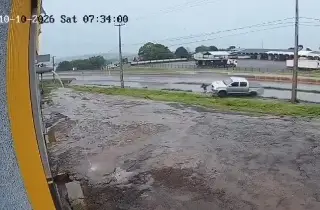 La muerte pasó de largo, como si el destino lo protegiera (+Video)