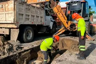 Habrá corte de agua en tres colonias de Boca del Río por reparación de fuga