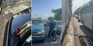 Enfrentan 'filas de hasta 40 minutos en Veracruz': desde el auto entró a su junta laboral