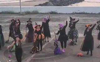 Brujas hacen zumba en Boca del Río (+VIDEO) 