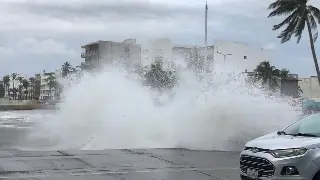Norte intenso en Veracruz con rachas de hasta 120 km/h; ¿a qué hora será lo más fuerte? 