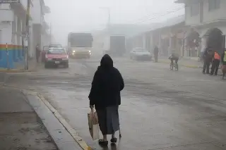 En estos municipios de Veracruz bajará la temperatura a causa del frente frío no. 2