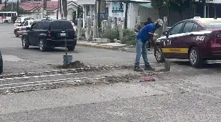 Alertan por mal estado de las vías; temen accidentes en esta zona de Veracruz 