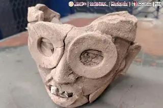 Aseguran monumentos arqueológicos de Veracruz en Aeropuerto de CDMX