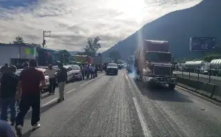 Cinco mil unidades de carga paran labores en las Altas Montañas