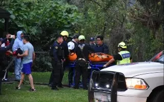 Menor cae a barranco de 25 metros por recuperar su celular