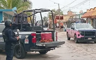 Hallan presunta droga en bolsas de paquetería al sur de Veracruz 