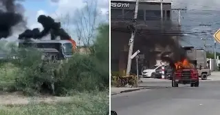 Se desatan narcobloqueos en Matamoros tras captura de presunto líder del crimen (VIDEO)