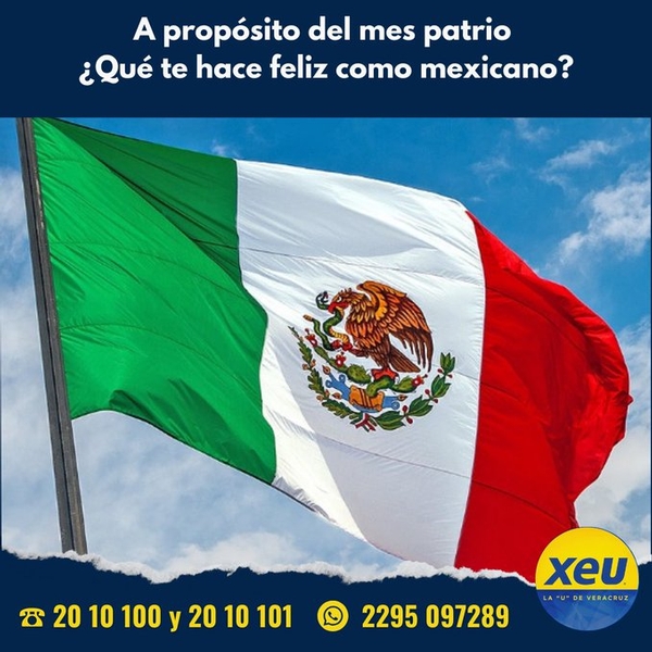 Imagen #SondeoXEU A propósito del mes patrio ¿Qué te hace feliz como mexicano?