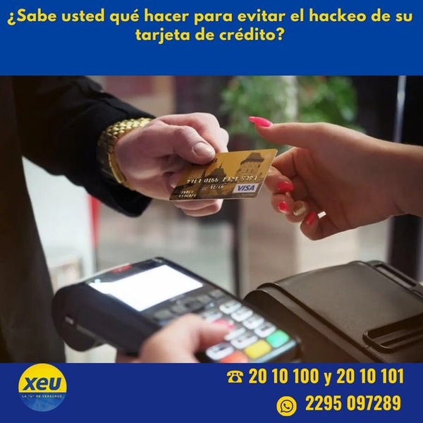 Imagen ¿Sabe usted qué hacer para evitar el hackeo de su tarjeta de crédito?