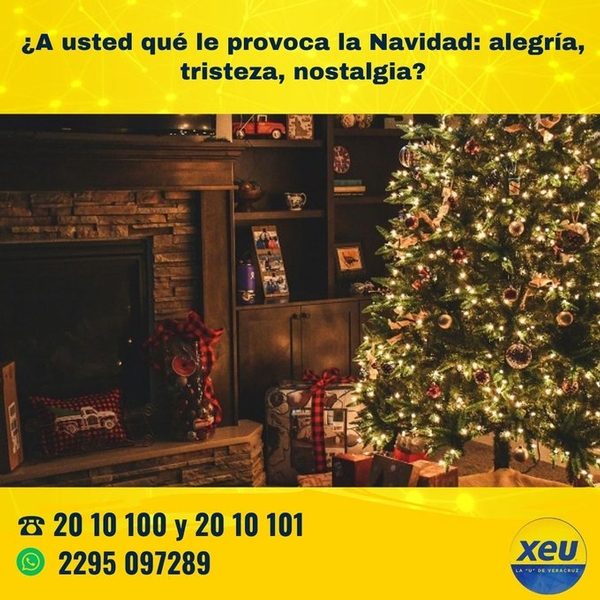 Imagen ¿A usted qué le provoca la Navidad: alegría, tristeza, nostalgia?