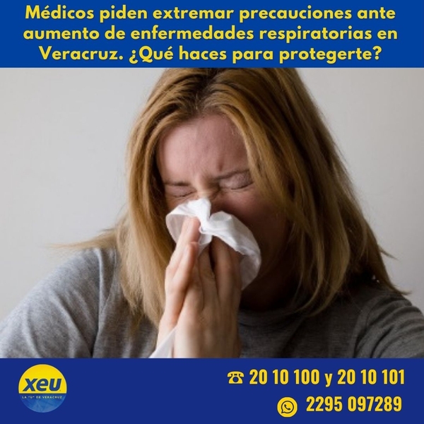 Imagen #SondeoXEU Médicos piden extremar precauciones ante aumento de enfermedades respiratorias invernales. ¿Qué haces para protegerte?